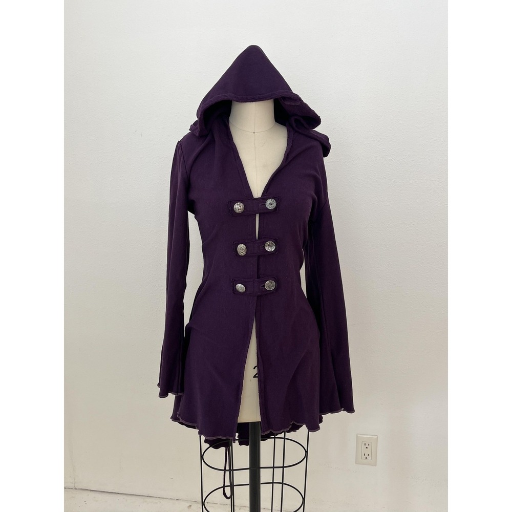 Faye Tality Couture Corset Hoodie Handmade Womens Med Goth Witch Whimsigoth Lace